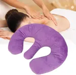 Grožio salono krūtinės pagalvė, spa masažo krūtinės salono krūtų atramos pagalvė, grožio linkusi pagalvė violetinė (violetinė)