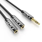 3.5 mm Y-splitter Audio Kabelis, 0.2m