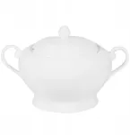 Prima Deco apvali porcelianinė sriubos vaza, universali klasikinė, 2.5 l