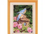 Siuvinėjimo kryželiu rinkinys su paveikslėliu 40x50 cm
