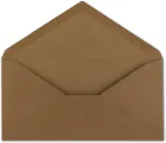 25 vokai din long kraft popierius rudos spalvos 22 x 11 cm 120 g/m&sup2; drėgnas lipnus pa&scaron;to vokas be langelio idealiai tinka kalėdiniams atvirukams kvietimams i&scaron; jūsų gl&uuml;xx-agent