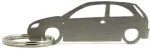 Nerūdijančio plieno raktų pakabukas Opel Corsa C 3d