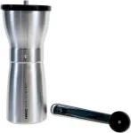 Kavamalė Hario | Mini Mill Slim Pro kavos malūnėlis | su keraminiu malimo mechanizmu | sidabrinis | Mmsp-1-hsv