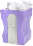 Balvi atliekų dėžė-drožtukas, mauve spalvos, originali ir linksma, pie&scaron;tuko drožtuko formos, plastikinis