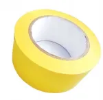 Įspėjamoji Pvc juosta, 50 mm x 33 m, geltona