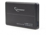 GEMBIRD EE2-U3S-2 HDD/SSD enclosure for 2.5 SATA - USB 3.0 Aliuminio Juodas