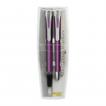 Rinkinys, plunksnakotis ir ra&scaron;iklis, ONLINE, Color Line, violetinės sp.