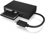 ICYBOX IB-CR401-C3 Icy Box I&scaron;orinis kelių kortelių skaitytuvas USB 3.0 Type-C, CF, SD, Micro SD