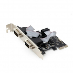 GEMBIRD SPC-22 PCI Express kortelė 2x serijinė žemo profilio