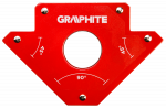 Graphite Magnetiniai kampai suvirinimo darbams 122 x 190 x 25 mm