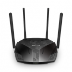 TP-Link Mercusys | AX1800 Dual-Band WiFi 6 Mar&scaron;rutizatorius | MR70X | 802.11ax | 1201+574 Mbit/s | 10/100/1000 Mbit/s | Ethernet LAN (RJ-45) jungtys 3 | Tinklelio atramos Nr. | MU-MiMO Taip | Nėra mobiliojo plačiajuosčio ry&scaron;io | Antenos tipas 4xFiksuota