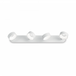 Lubinis &scaron;viestuvas Ideal Lux 24W ceiling lamp with 4 lights OBY, 3000K, transparent