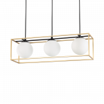 Pakabinamas &scaron;viestuvas Ideal Lux Suspended lamp with 3 lights LINGOTTO, E14, chrome