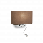 Pakabinamas &scaron;viestuvas Ideal Lux 1W wall lamp with 2 lights SHERATON, 3000K, ruda
