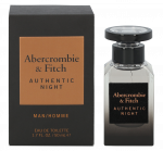 Abercrombie & Fitch Authentic Night Men EDT tualetinis vanduo vyrams, 50 ml