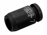 1/4 colio &scaron;e&scaron;iakampė smūginė galvutė, 7 mm, Bahco [K6701M-7]