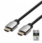 Ultra High Speed HDMI kabelis DELTACO 8K 60Hz / 4K 120Hz, 2m, juodas / 00100034