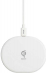 Bevielis kroviklis DELTACO, 10 W, USB-C, Qi, baltas QI-1039 / 1902335