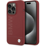 Apple iPhone 15 Pro BMW dėklas silikoninis Big Logo MagSafe (BMHMP15LSLBLRE) raudonos spalvos