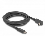 Delock USB 3.2 Gen 1 Kabelis, USB-C Stecker > USB-C Stecker (juodas, 2 Meter, PD 3.0, Laden mit bis zu 60 Watt)