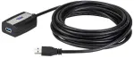 ATEN USB 3.0 prailginimo kabelis (5 m), 5 m, USB A, USB A, USB 3.2 Gen 1 (3.1 Gen 1), 5 Gbit/s, juodas