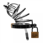XR Brands Repressor Stainless Steel Intimate Retention System with Silicone Insert