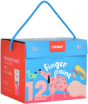 Dažai pie&scaron;imui pir&scaron;tais mideer 12 spalvų