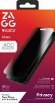 &bdquo;ZAGG InvisibleShield Glass Elite&ldquo; privatumas, skirtas &bdquo;iPhone 16 Pro&ldquo;.