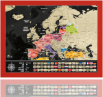 UAB Smagos Nutrinamas žemėlapis Europa su rėmeliu