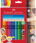 Akvareliniai spalvoti pie&scaron;tukai Faber-Castell Colour Grip 18 +6 odos atspalvio spalvos