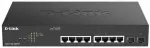&Scaron;akotuvas D-Link DGS-1100-10mpv2 jungiklis 8ge poe+ 2sfp