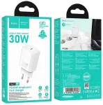 Telefono įkroviklis Hoco USB C QC PD 30W N62 baltas
