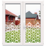 Dekoratyvinė balta matinė lipni plėvelė DECO12