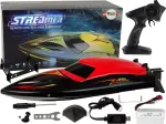 Motorinė valtis R/C 2.4G raudona 35 km/val