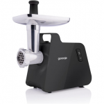Mėsmalė Gorenje Meat grinder | MG2001SB | Juodas/Stainless Steel | 2000 W | Greičių skaičius 1 | Throughput (kg/min) 2.6