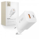 &bdquo;Tech-Protect NCM33W&ldquo; 2 prievadų PD33W/QC3.0 sieninis įkroviklis - baltas