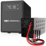 Green Cell UPS (nepertraukiamo maitinimo) įrenginys (UPS) UPS (nepertraukiamo maitinimo) įrenginys Greencell PowerCore 2000VA 1200W AVR 24VDC LCD