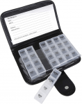 Dėtuvė Tabletėms Savaitei SUNVIAN Pill Case PU oda