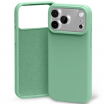 Dėklas Mercury Silicone skirtas Apple iPhone 17 Pro Max žalios spalvos