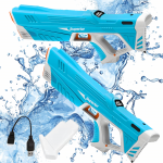 Realprices Vandens pistoletas-&scaron;autuvas, elektrinis vandens pūstuvas vaikams, USB patranka