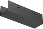 Linijinės sistemos XFORT bėgelio sujungimas, juodas, FRT01LC SBK