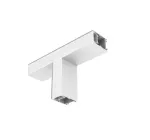 10,2W LED linijinio &scaron;viestuvo OFFICE LINEAR T formos sujungimas, baltas, 3000/4000K, mikroprizmatinis dangtelis