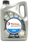 Automobilio variklio tepalas Total Quartz 7000, 10W-40, 5 l