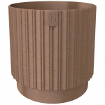 FORM PLASTIC Gėlių ank&scaron;tis Mika Cyli 22 cm, ekologi&scaron;kos medienos ruda