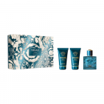 Set Versace: Eros, Eau De Toilette, For Men, 50 ml + Eros, Du&scaron;o želė, For All Skin Types, 50 ml + Eros, Hydrating, After-Shave Balm, 50 ml