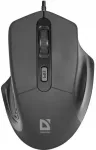 Optinė pelė Defender Datum MB-347, 1600 DPI, 4 mygtukai, juoda, 52347