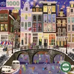 Dėlionė eeBoo - Puzzle 1000 pcs - Magical Amsterdam - (EPZTAMD