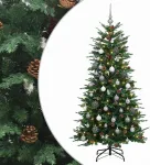 Dirbtinė kalėdinė eglutė su rutuliuku 120 cm 150 LED