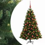 Dirbtinė kalėdinė eglutė su rutuliuku 120 cm 150 LED
