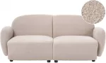 Beliani 3 vietų sofa JULE Boucle, smėlio spalvos
